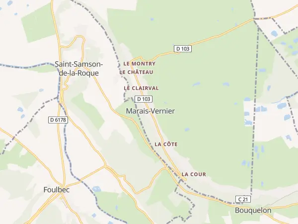 Plan de Marais-Vernier