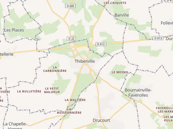Plan de Thiberville