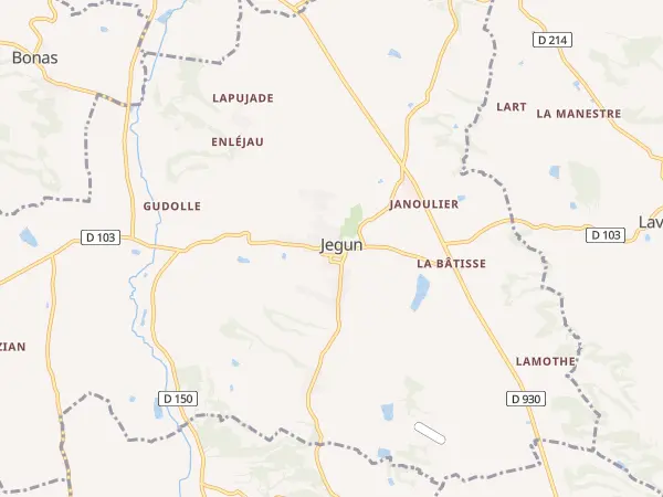 Plan de Jegun