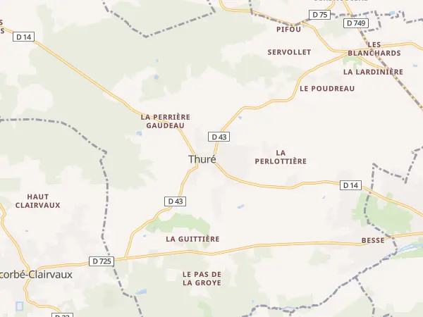 Plan de Thuré