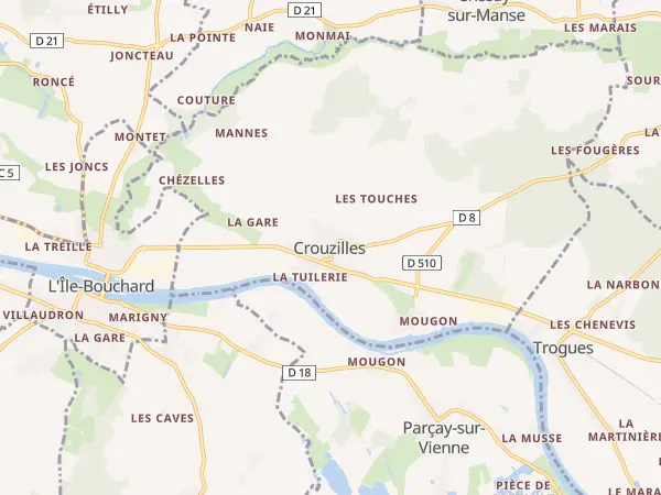 Plan de Crouzilles