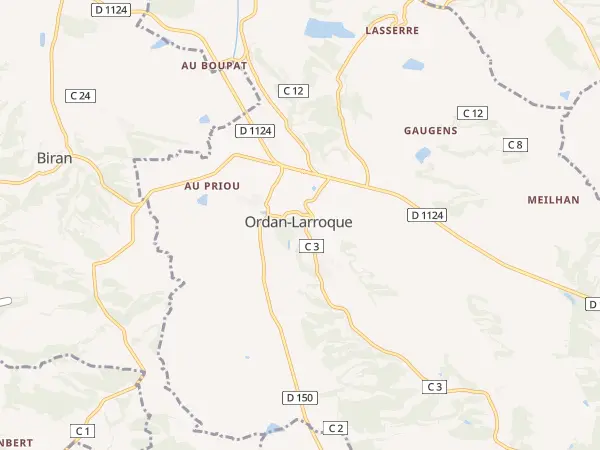 Plan de Ordan-Larroque