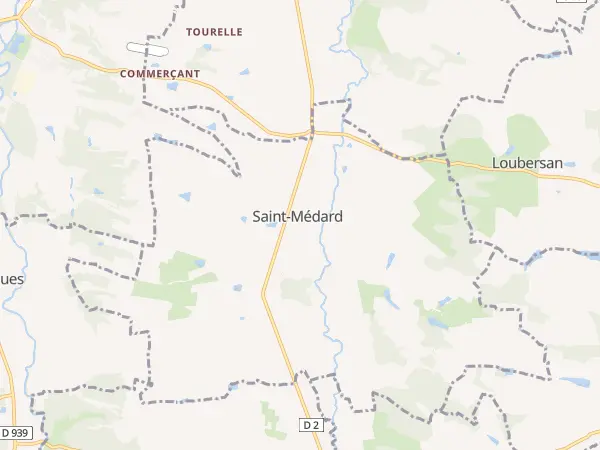 Plan de Saint-Médard