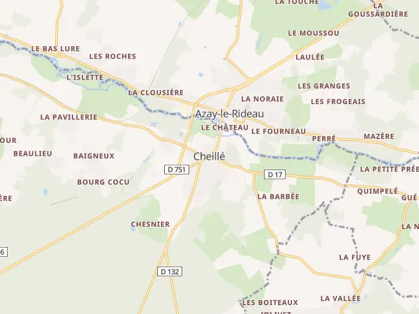 Plan de Cheillé