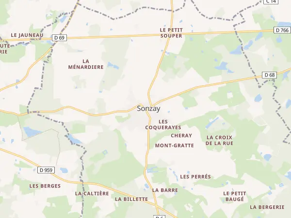 Plan de Sonzay
