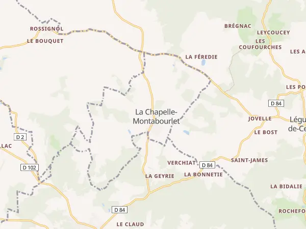 Plan de La Chapelle-Montabourlet