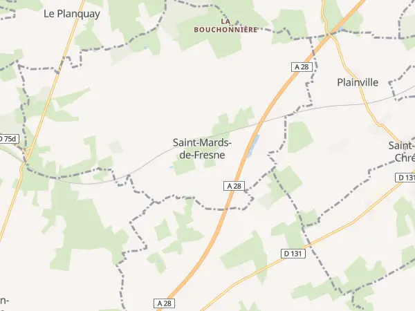 Plan de Saint-Mards-de-Fresne