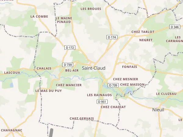 Plan de Saint-Claud