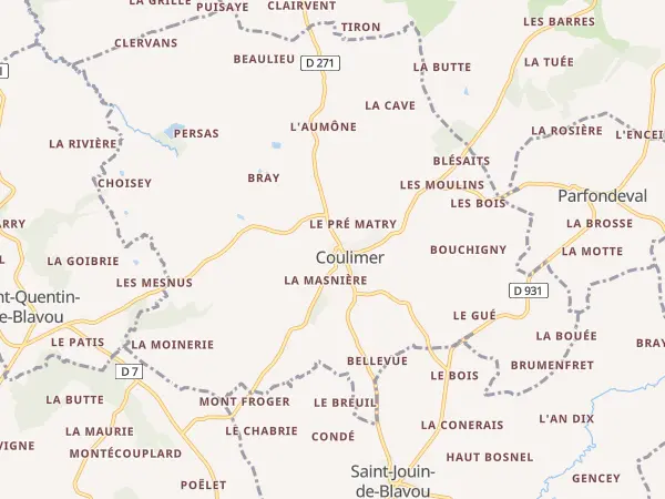 Plan de Coulimer