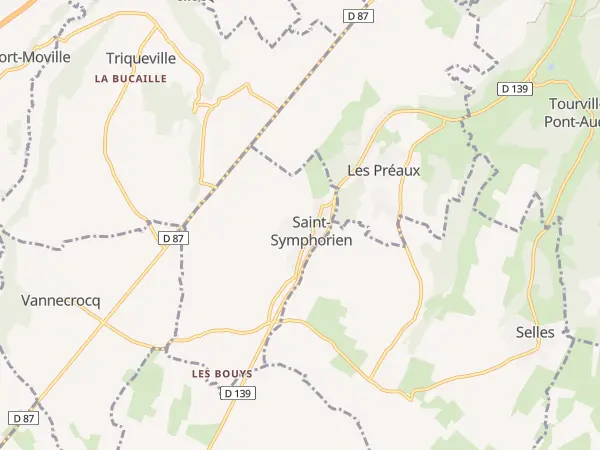 Plan de Saint-Symphorien