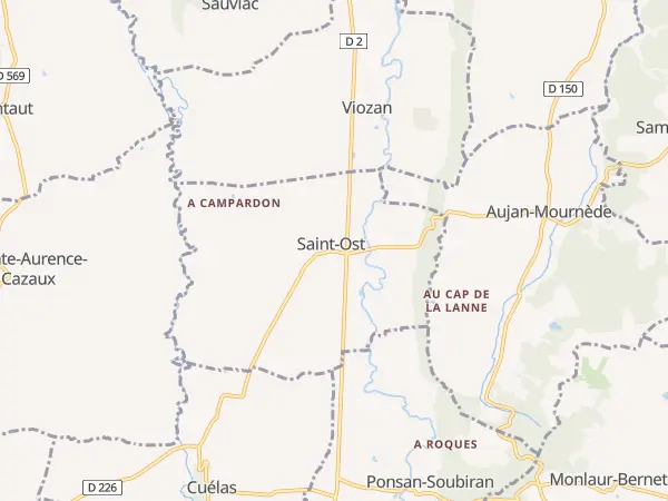 Plan de Saint-Ost