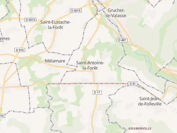 Plan de Saint-Antoine-la-Forêt