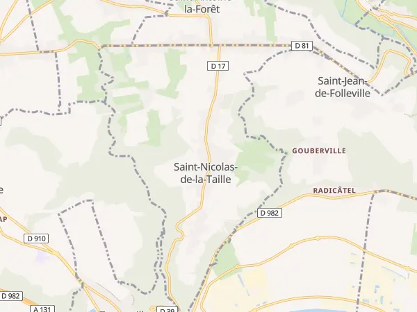 Plan de Saint-Nicolas-de-la-Taille
