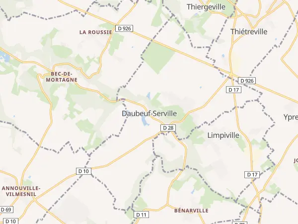 Plan de Daubeuf-Serville
