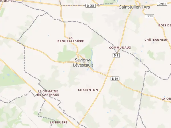 Plan de Savigny-Lévescault