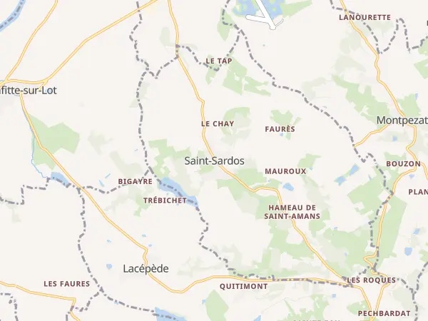 Plan de Saint-Sardos