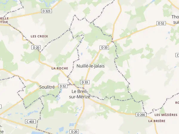 Plan de Nuillé-le-Jalais