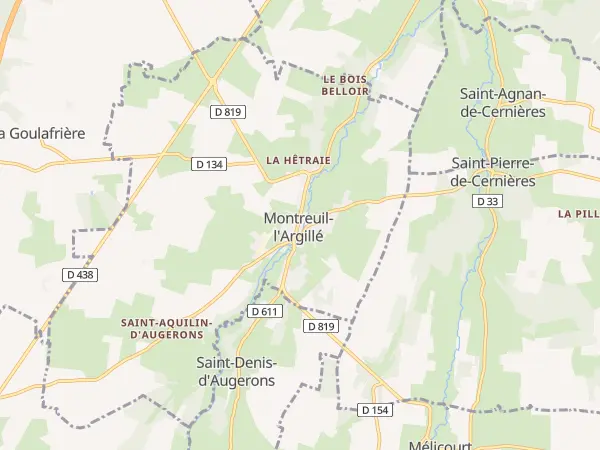 Plan de Montreuil-l’Argillé