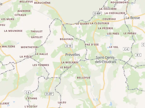 Plan de Prévelles