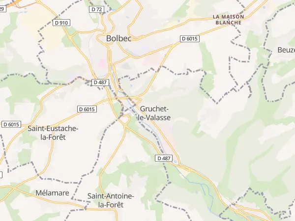 Plan de Gruchet-le-Valasse