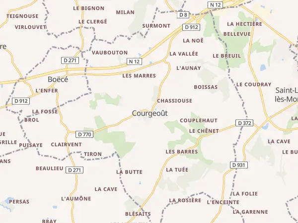 Plan de Courgeoût