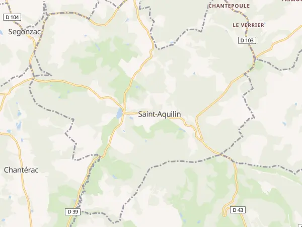 Plan de Saint-Aquilin