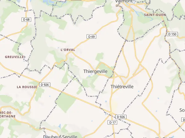 Plan de Thiergeville