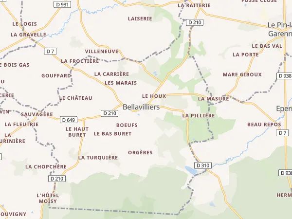 Plan de Bellavilliers