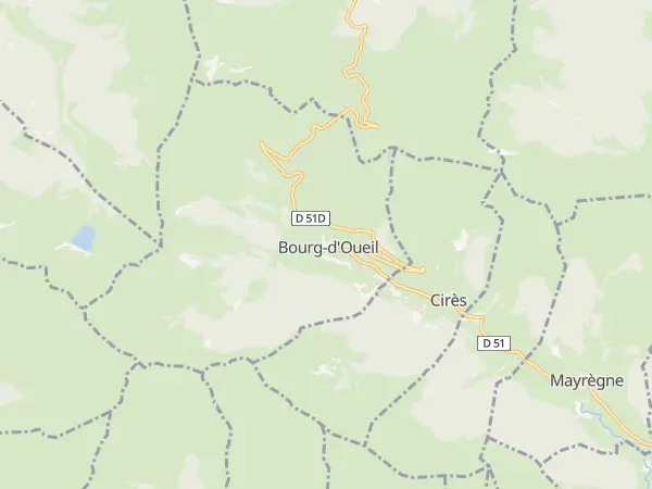 Plan de Bourg-d’Oueil