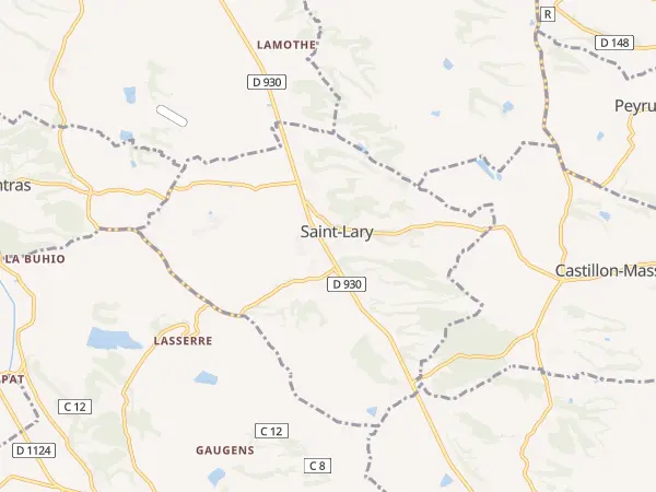 Plan de Saint-Lary