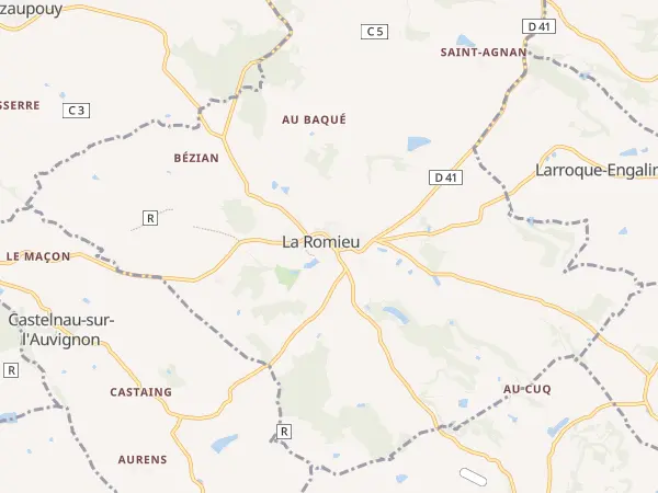 Plan de La Romieu