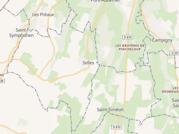 Plan de Selles