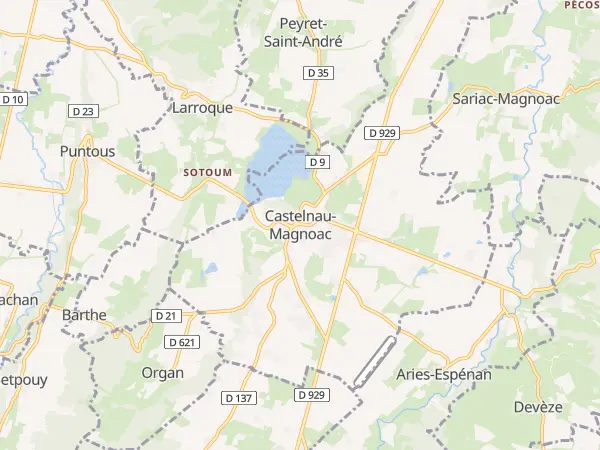 Plan de Castelnau-Magnoac