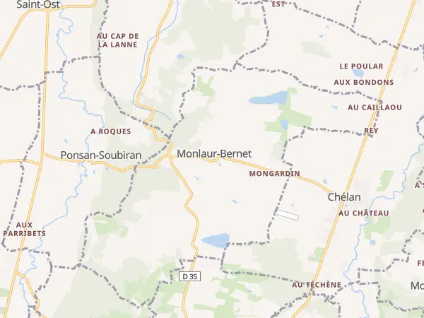 Plan de Monlaur-Bernet