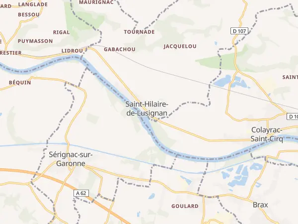 Plan de Saint-Hilaire-de-Lusignan