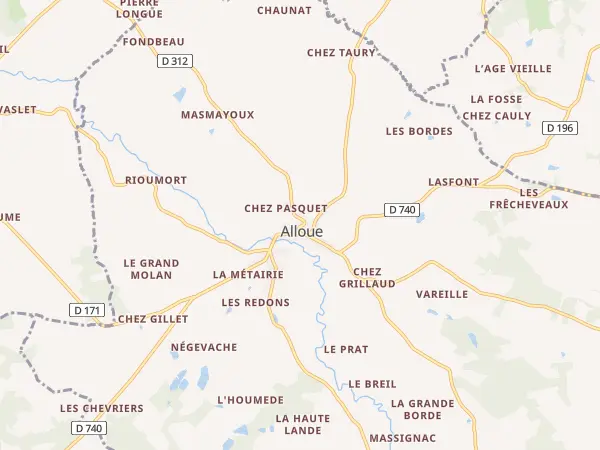 Plan de Alloue