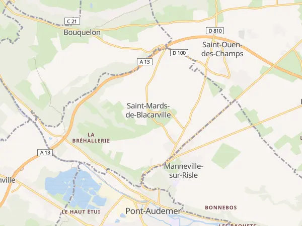 Plan de Saint-Mards-de-Blacarville