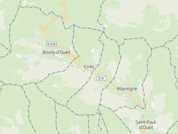 Plan de Cirès