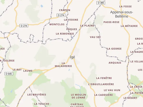 Plan de Igé