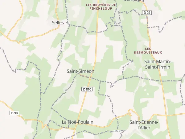 Plan de Saint-Siméon