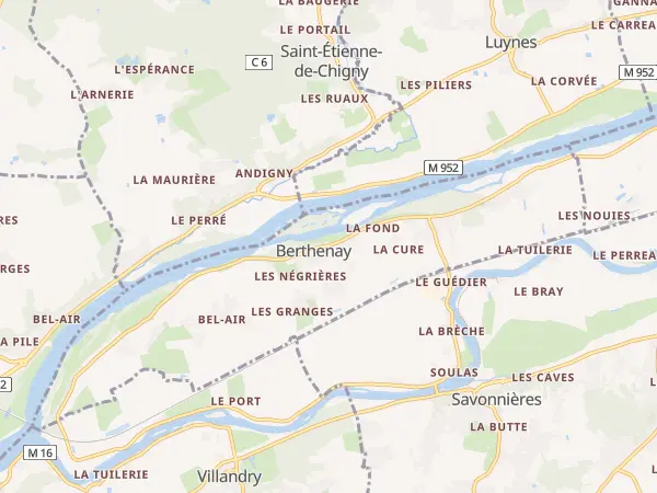 Plan de Berthenay