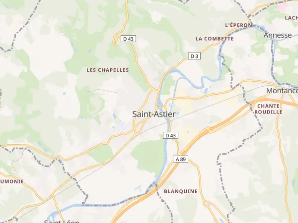 Plan de Saint-Astier