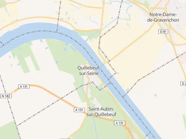 Plan de Quillebeuf-sur-Seine
