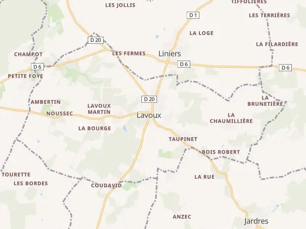 Plan de Lavoux