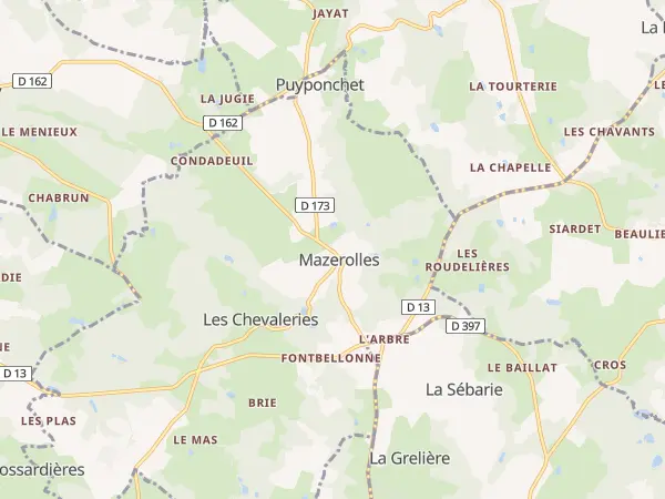 Plan de Mazerolles