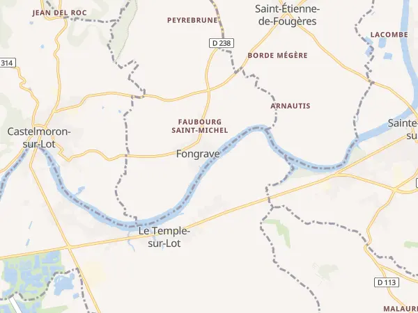 Plan de Fongrave