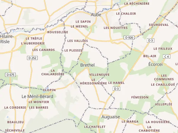 Plan de Brethel