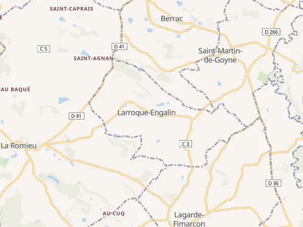 Plan de Larroque-Engalin