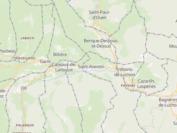 Plan de Saint-Aventin