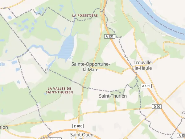 Plan de Sainte-Opportune-la-Mare